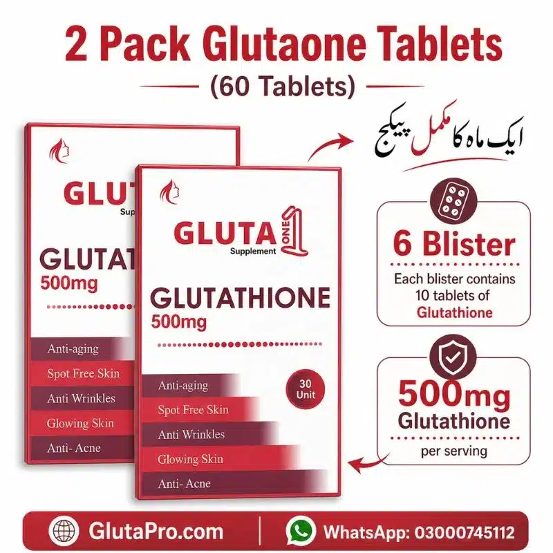 One Month Tablets of Glutaone