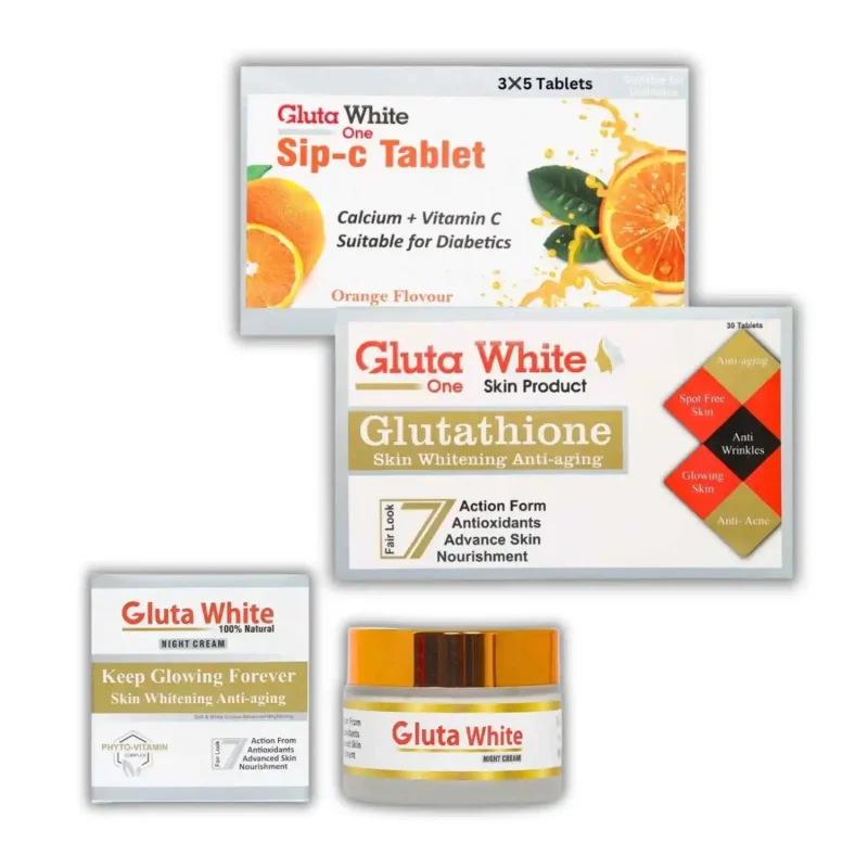 Gluta white Cream and tablets deal