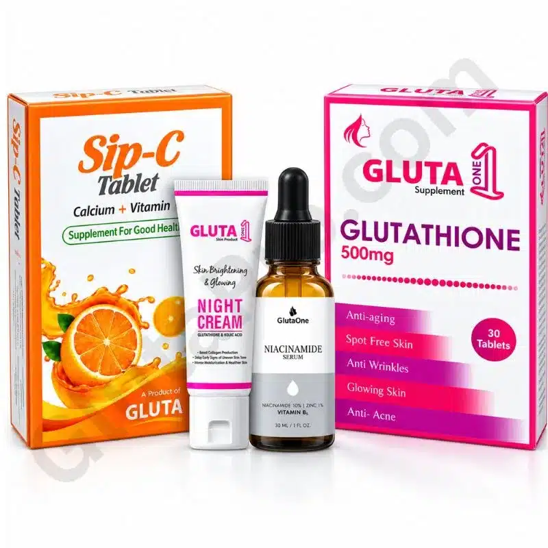 Glutaone All in One deal with serum and night cream
