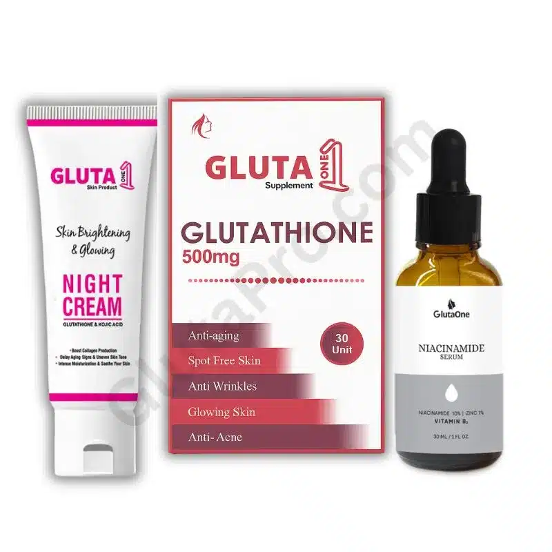 Glutaone Deal with Night Cream and Niacinamide serum