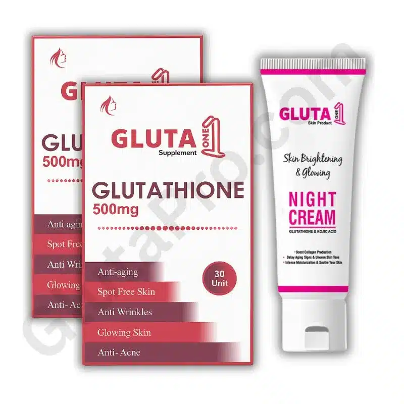 Glutaone One month Tablets deal with night cream