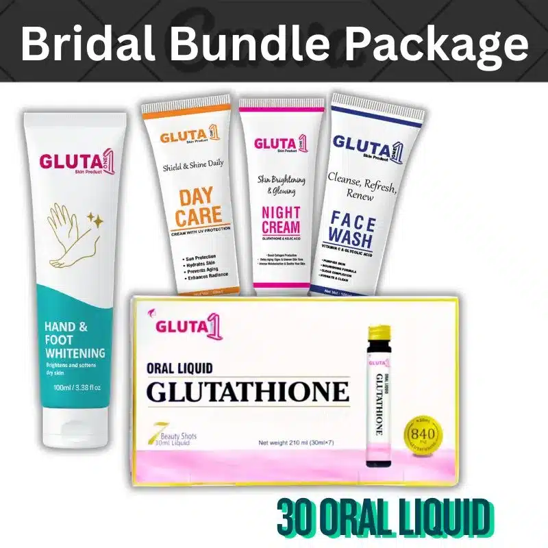 Glutaone Bridal Bundle Deal for One Month