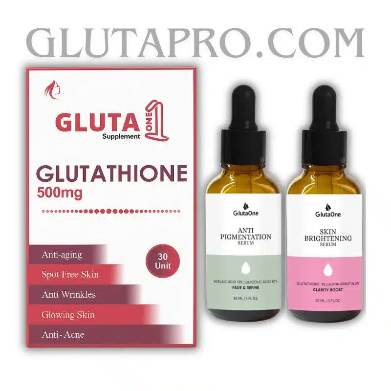 Glutaone Tablets Deal with Skin brightening serum and antipigmentation serum