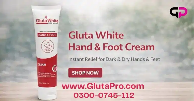 Gluta White hand and foot cream in Pakistan