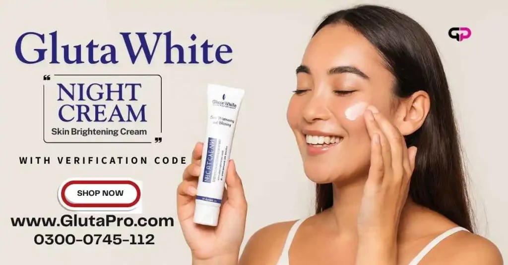 Gluta white tube night cream in Pakistan
