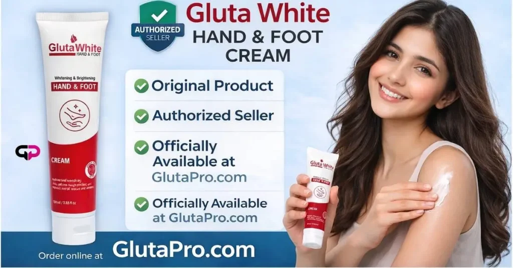 Buy Original Gluta white Hand and foot cream in Pakistan