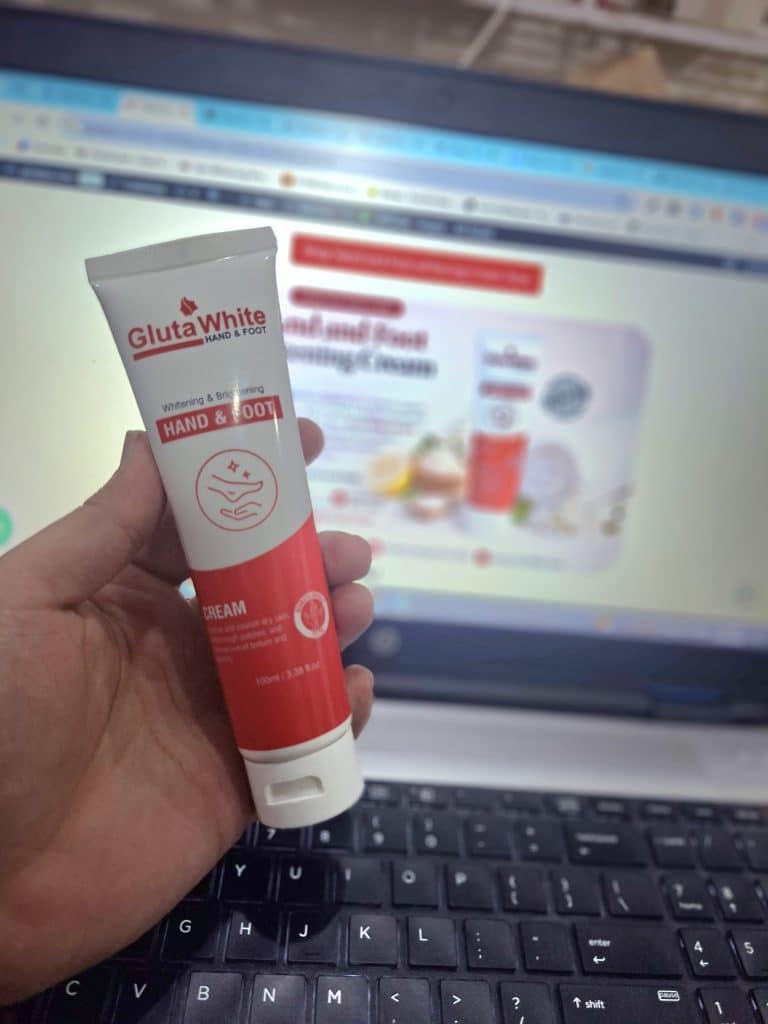 Gluta white Best Hand and foot whitening cream available at glutapro.com