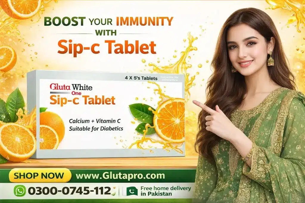 Gluta white vitamin c tablet in Pakistan