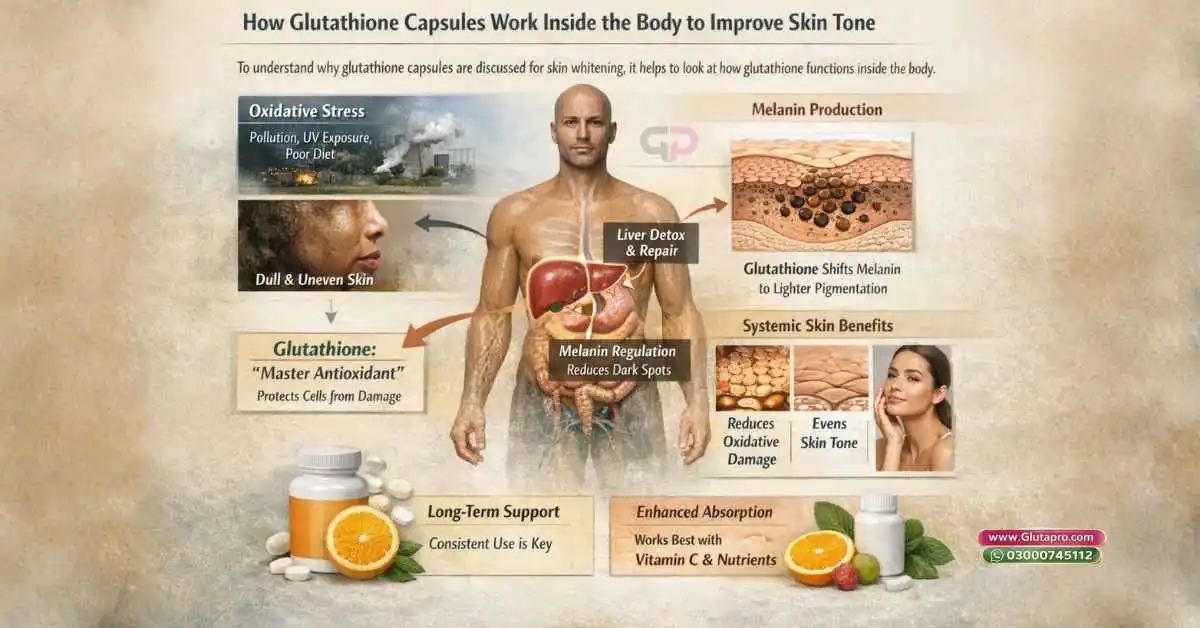 How Glutathione capsule work in your body