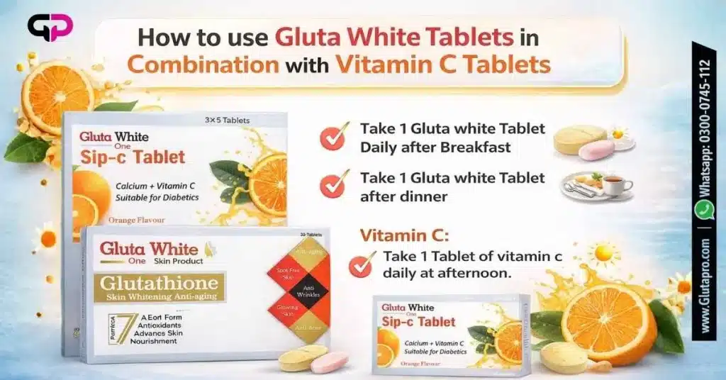 How to use Gluta white Tablets
