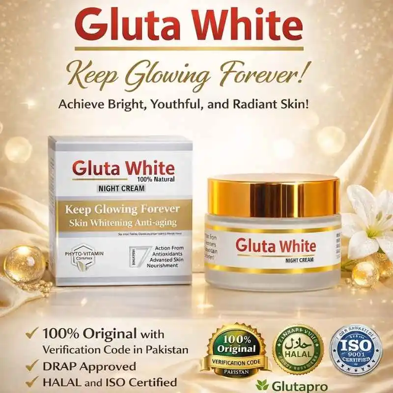 Original Gluta White Night Cream in Pakistan