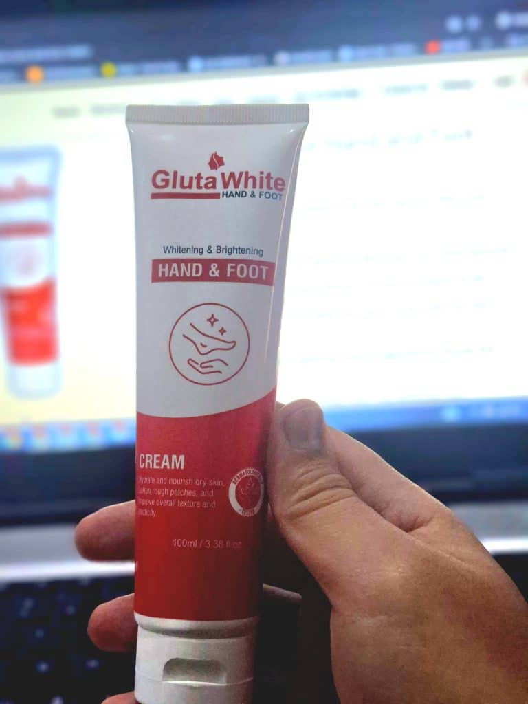 Original Gluta white cream in Pakistan for hand and feet whitening