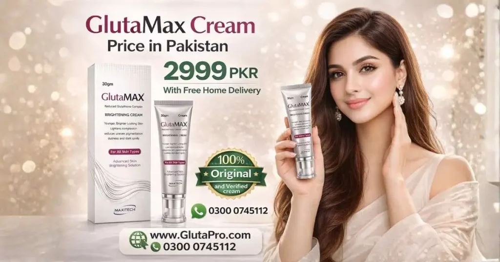 Get Bright and clear skin with Glutamax cream