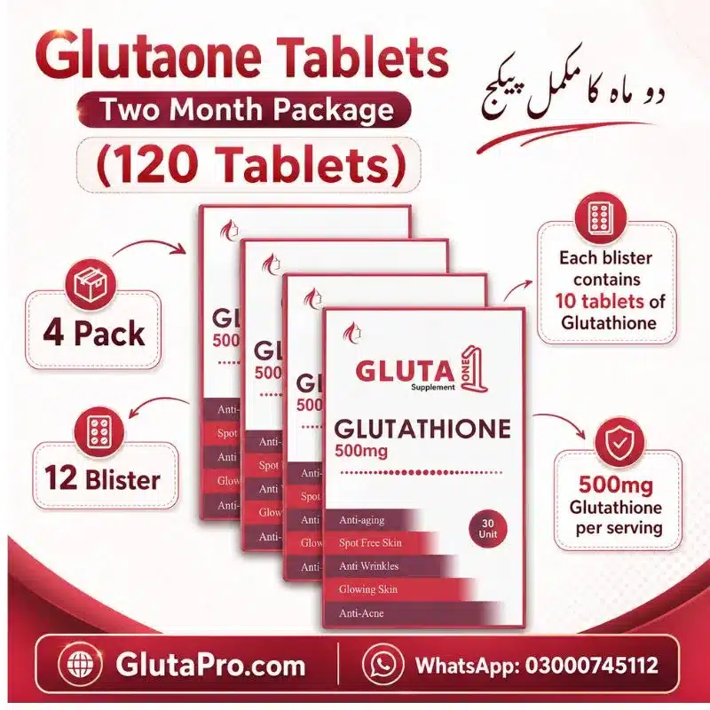 Glutaone Tablets 2 Months Package