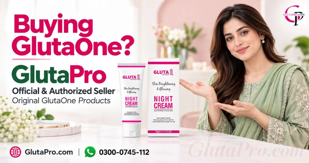 Buy original GlutaOne night cream online from GlutaPro Pakistan