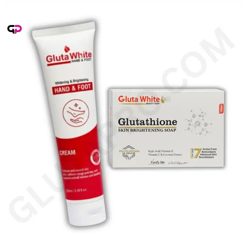 Gluta White Hand and Foot Cream with Soap