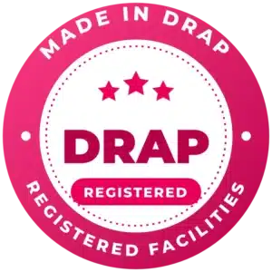 Made in DRAP registered facilities badge